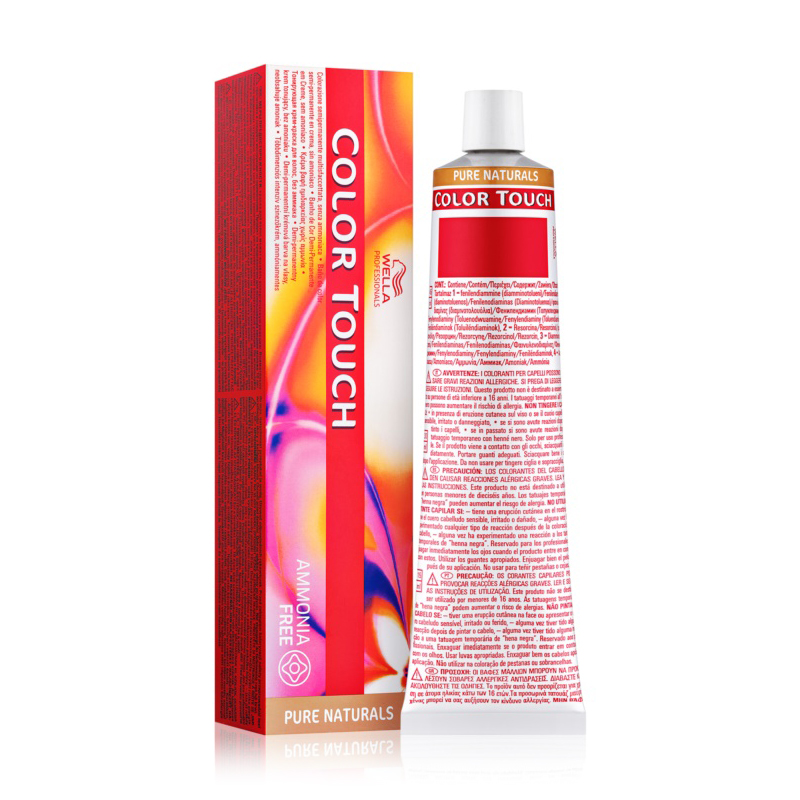 Безаміачна тонувальна крем-фарба для волосся Wella Professionals Color Touch Pure Naturals 4/0, 60 мл